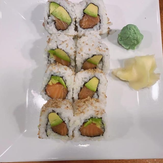 Salmon and Avocado Roll.