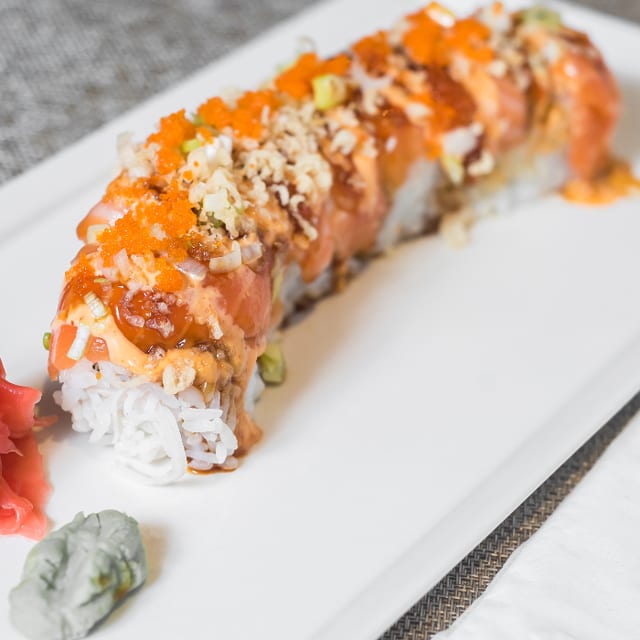Pink Dragon Roll.