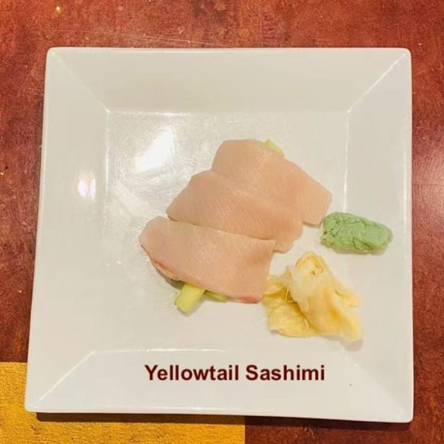 Yellowtail Sashimi.